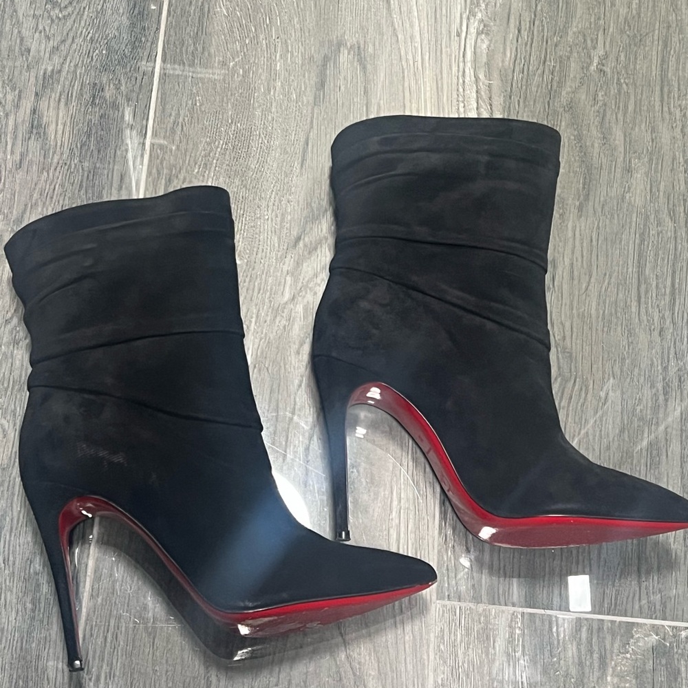 Elegant Black Stiletto Ankle Boots